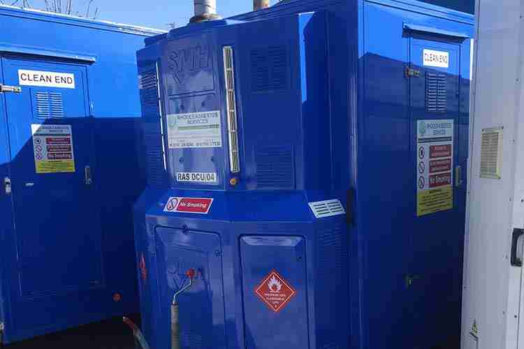 Rhodes decontamination unit